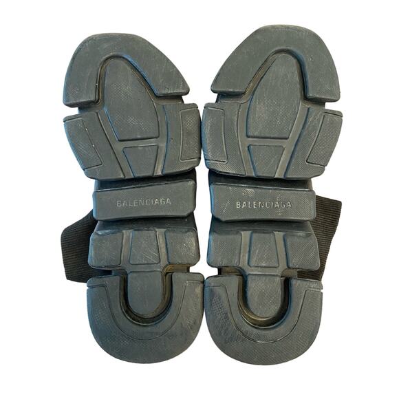 Balenciaga Logo Knit Fabric Speed Trainer Sock Sneakers Rainbow Streetwear US 9 - Picture 9 of 11